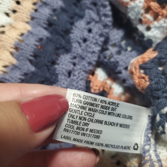 NEW Universal Thread Openwork Multistriped Sweater Tank - Picture 10 of 12